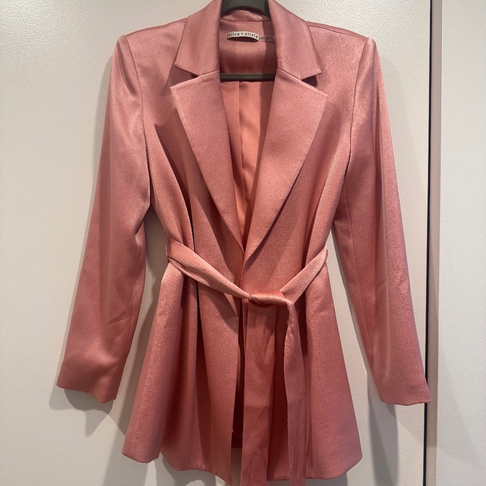 Alice & Olivia Wrap Blazer